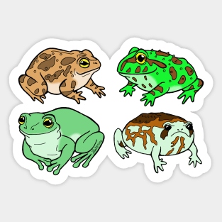 Frog Party Sticker